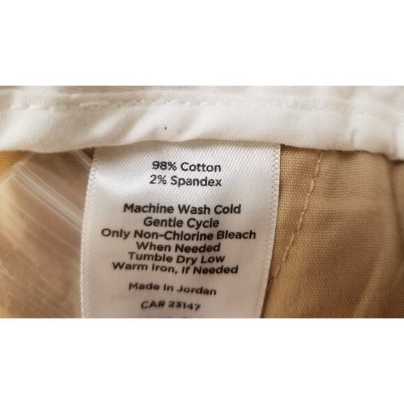 NWT's-Talbots Girlfriend Chino Pants Cream Color Relaxed Leg Ankle Length Sz 18W - Picture 10 of 11